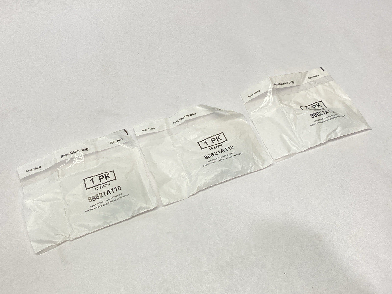 96621A110 High-Strength Bumax 88 Hex Nut M6 x 1 mm LOT OF 30 - New - Maverick Industrial Sales