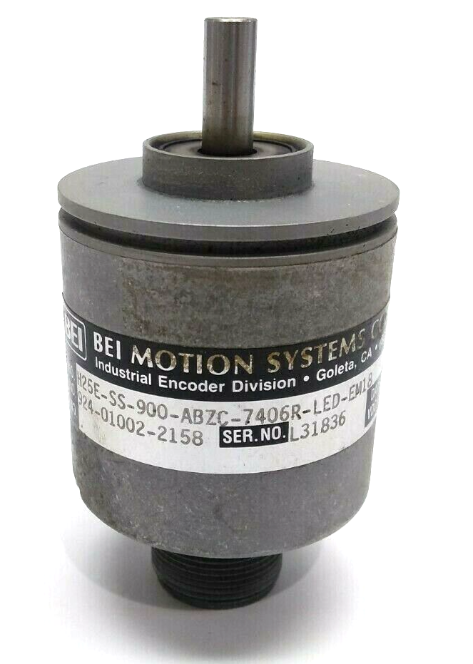 H25E-SS-900-ABZC-7406R-LED-EM18 | BEI Motion Systems 924-01002-2158 Rotary Encoder - Used - Maverick Industrial Sales