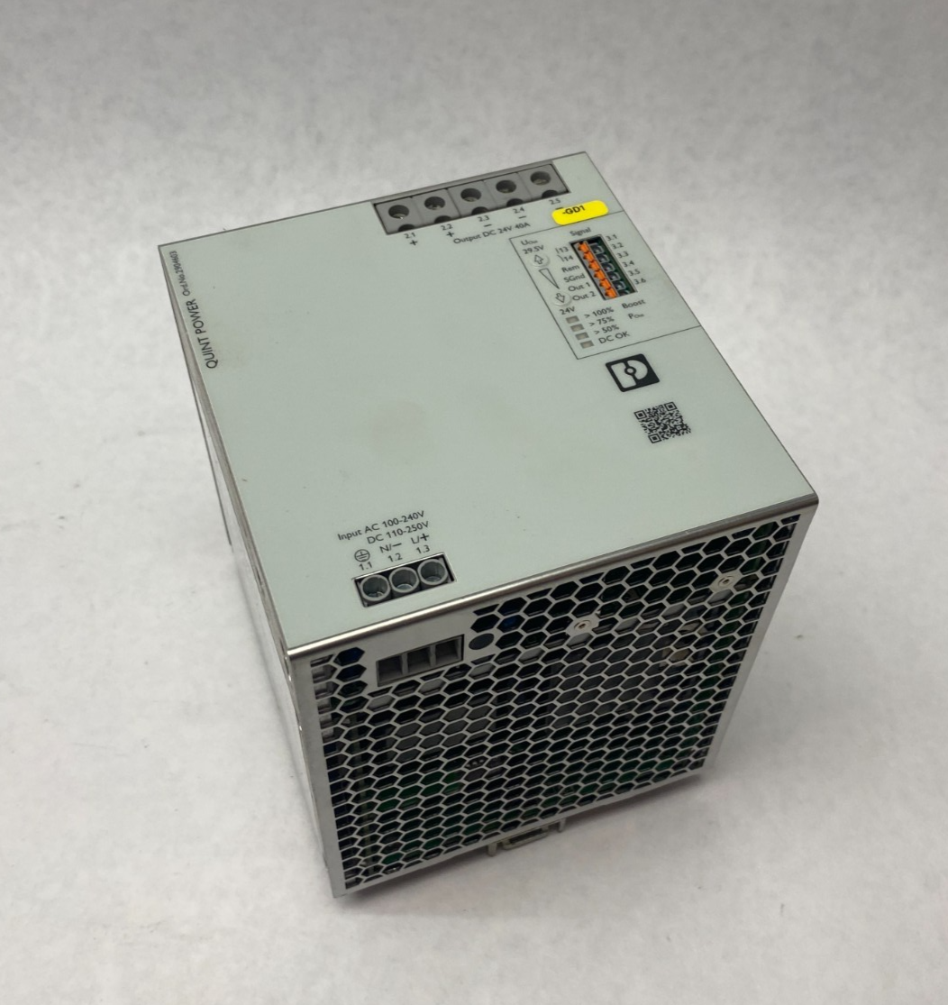 QUINT4-PS/1AC/24DC/40,2904603 | Phoenix Contact QUINT4-PS/1AC/24DC/40 Primary Switched Power Supply 2904603 - Used - Maverick Industrial Sales