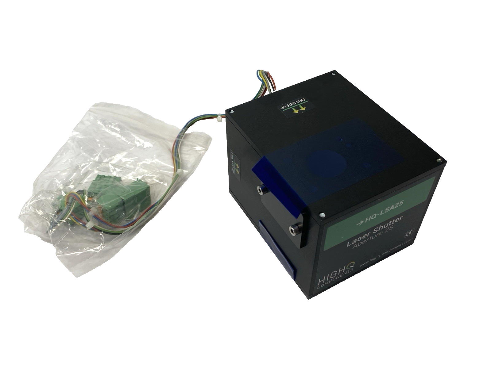 HighQ Components HQ-LSA25 Laser Shutter 24VDC - New – Open box - Maverick Industrial Sales