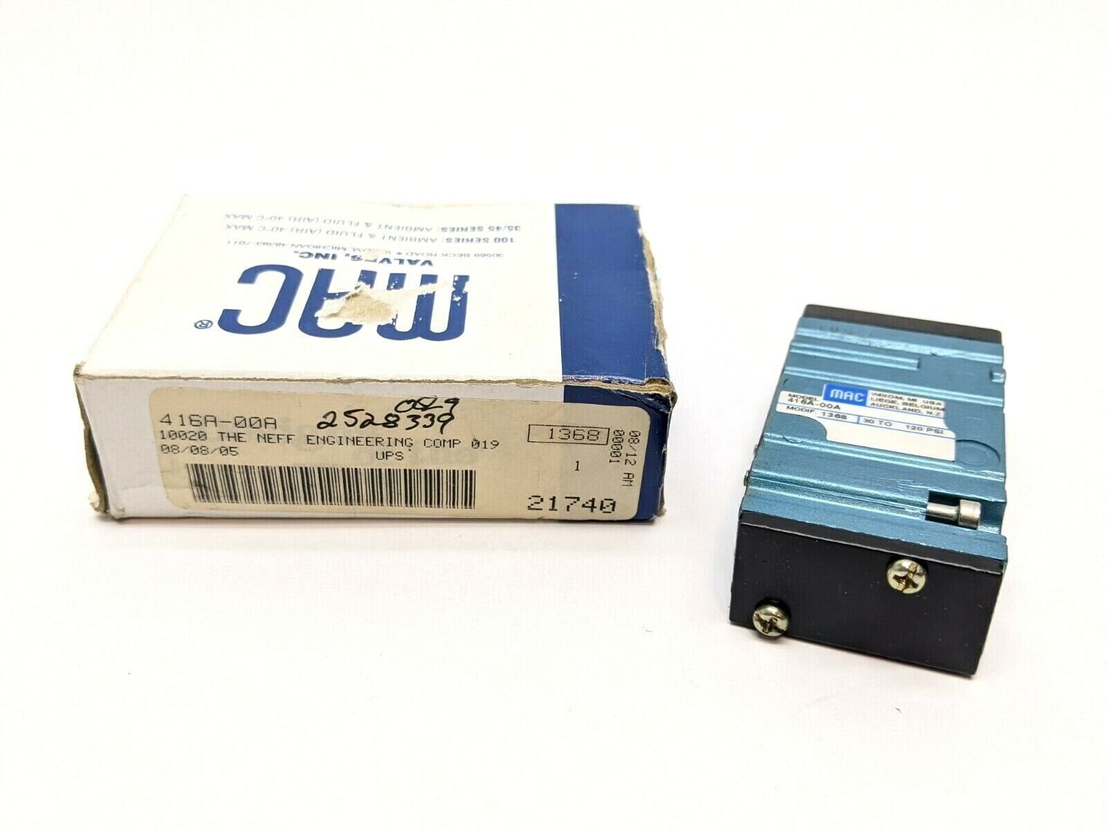 416A-00A | MAC Valves 5/2 Single Operator - New Other - Maverick Industrial Sales