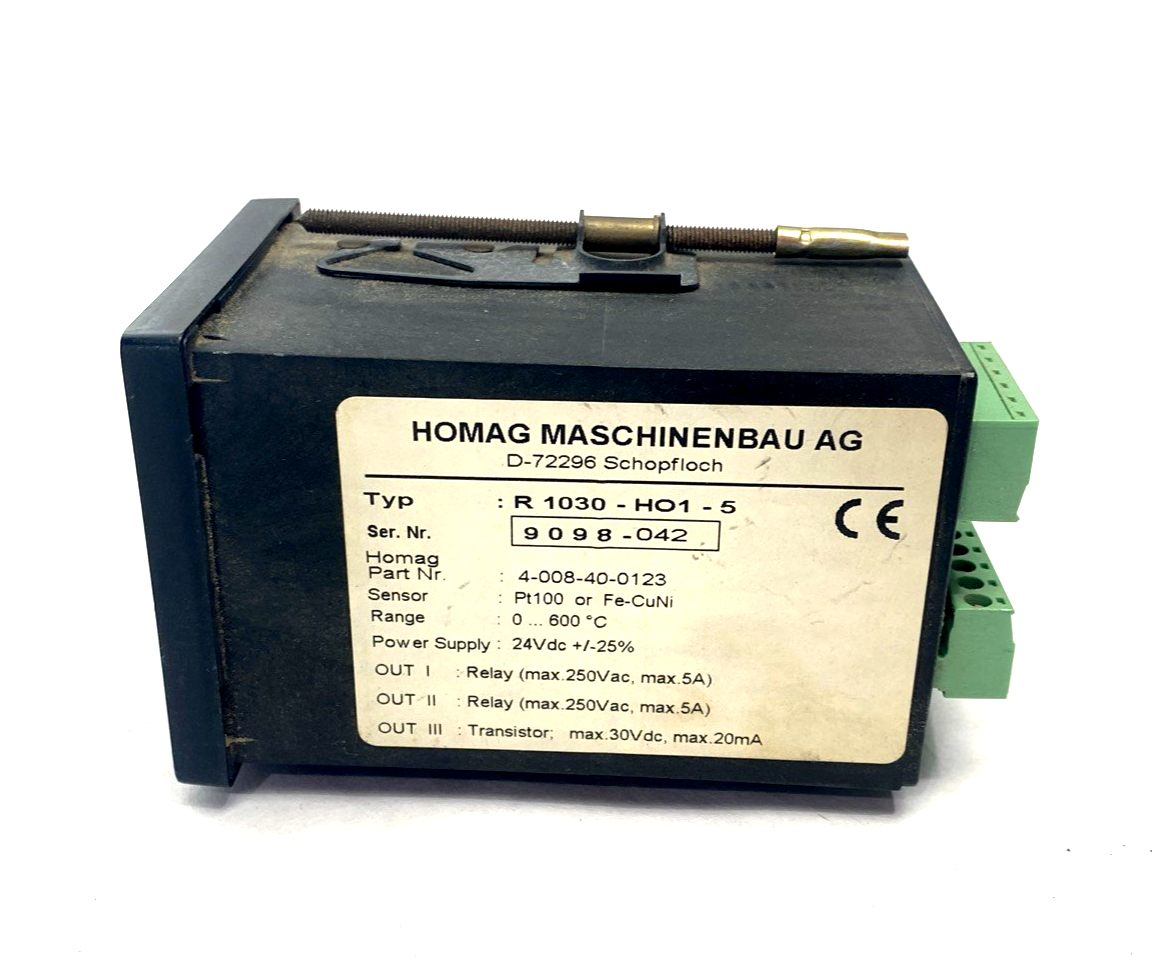 Homag 4-008-40-0123 Process Temperature Control Unit R 1030-HO1-5 - Used - Maverick Industrial Sales