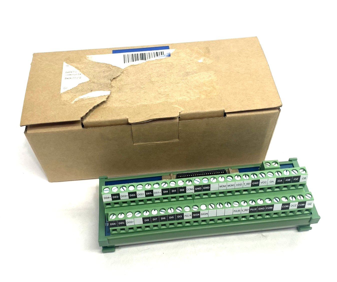 Automation Direct ZL-RTB50 ZIPLink Feedthrough Module 50-Pole DIN Rail Mount - Maverick Industrial Sales