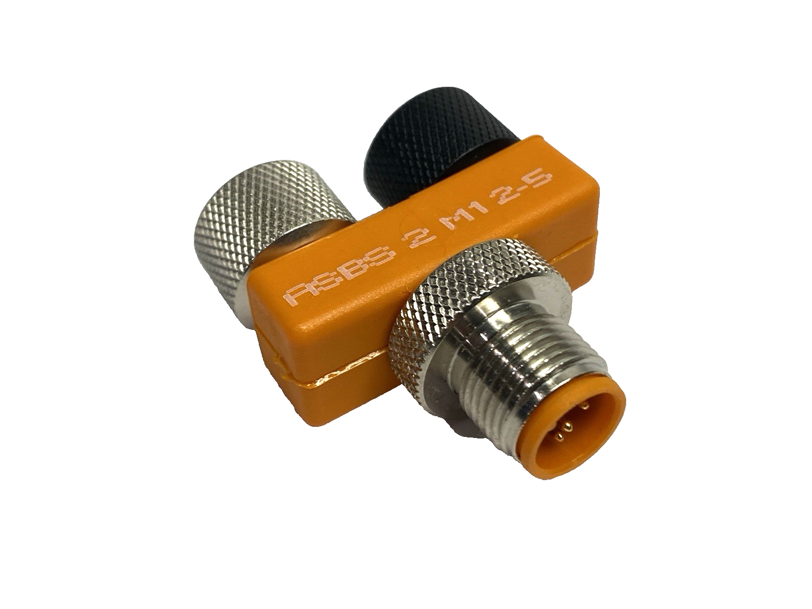 Lumberg Automation ASBS 2-M12-5 T-Connector Splitter 5-Pin 2x F to M 600000111 - Maverick Industrial Sales
