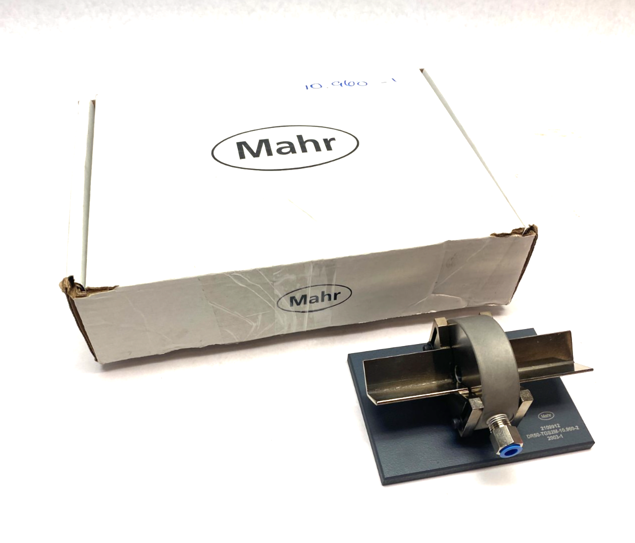 Mahr 2109911 Dimensionair Air Ring Gauge 2-Jet DR50-TGS2M-10.960-1 w/ Base Plate - Maverick Industrial Sales