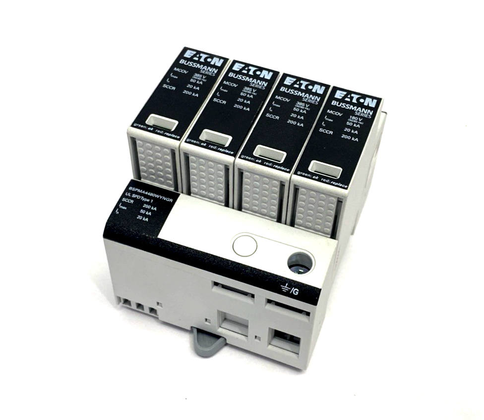 Eaton BSPMA4480WYNGR Surge Arrestor Type MOV UL94V7, 50/60Hz, 200kA - Maverick Industrial Sales