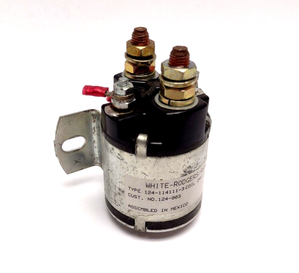 124-114111-3 | White-Rodgers Power Coil Contactor 24 VDC, Continuous - Used - Maverick Industrial Sales