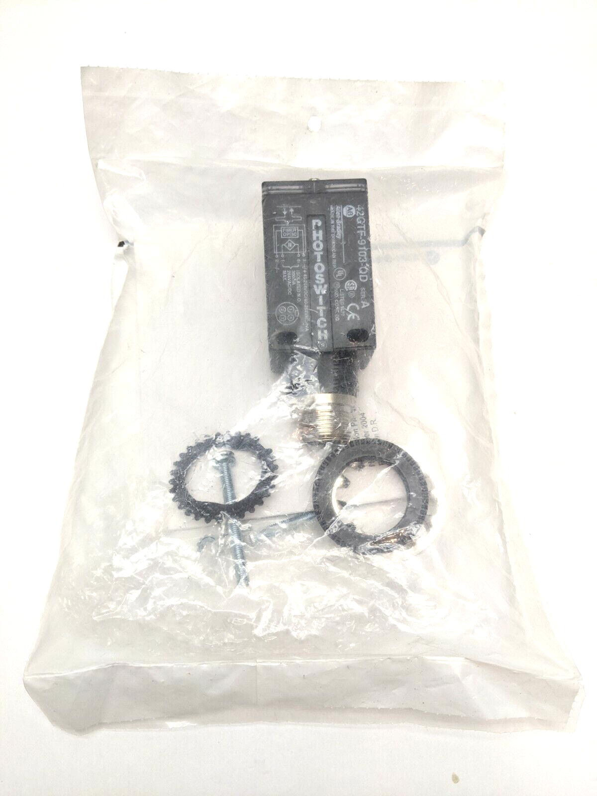 Allen Bradley 42GTF-9103-QD Ser A Photoelectric Sensor Lrg Aperture Fiber Optic - New – Open box - Maverick Industrial Sales