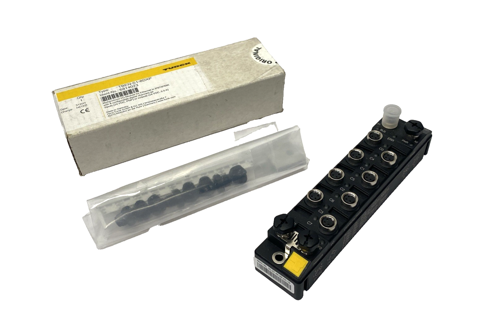 Turck TBEN-S1-8DXP Compact Multiprotocol I/O Module for Ethernet 6814023 - Maverick Industrial Sales