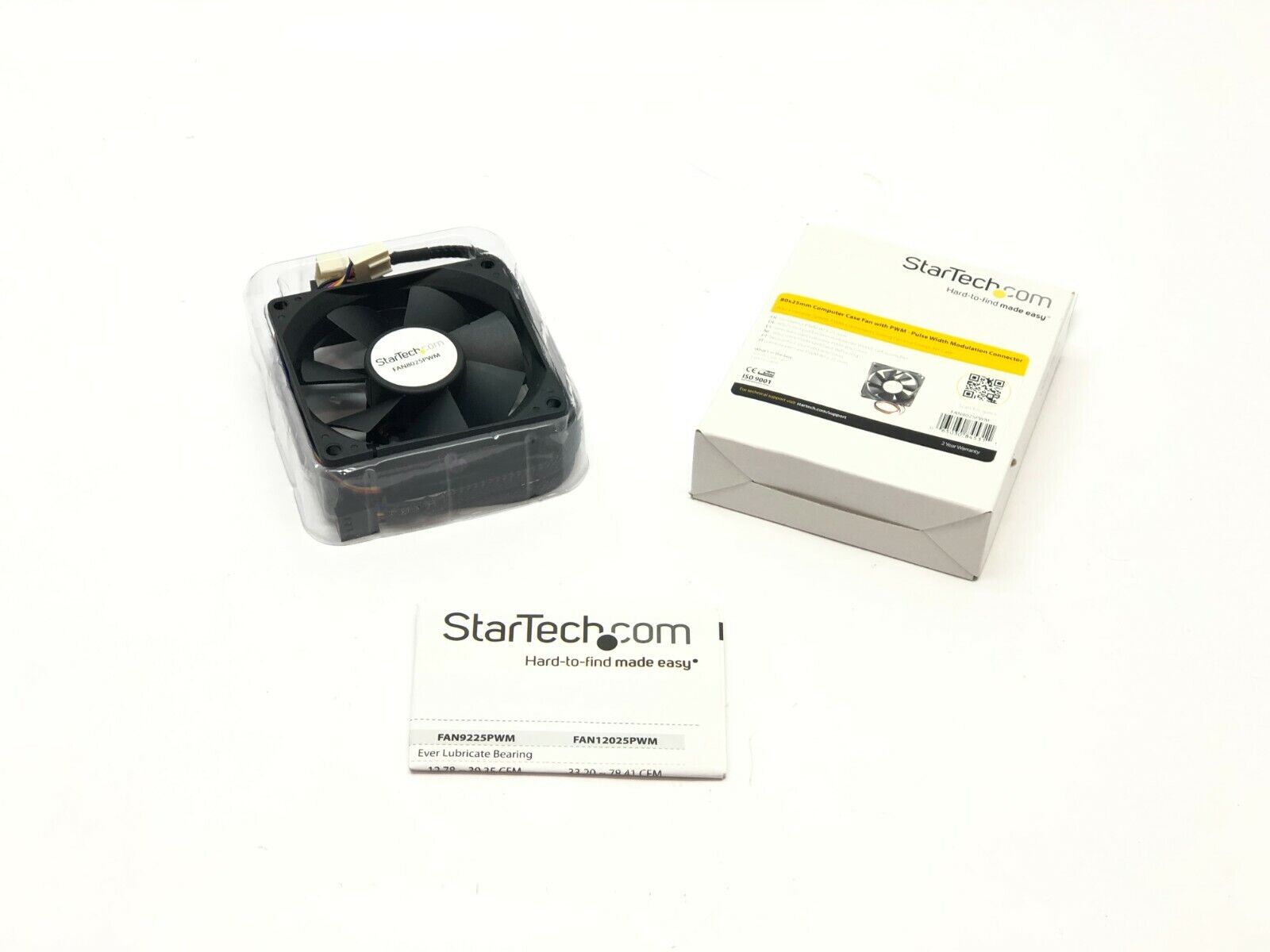 FAN8025PWM | StarTech Computer Case Fan with PWM Connector 80x25mm - New - Maverick Industrial Sales