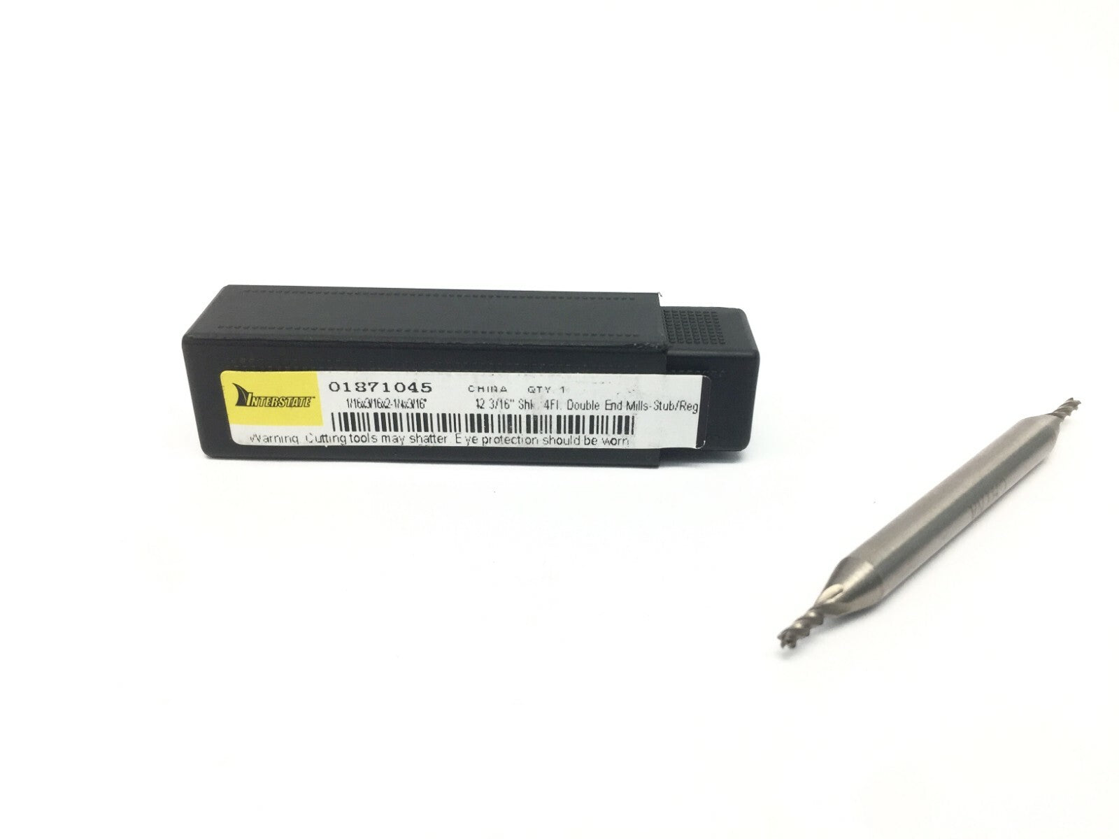 Interstate 01871045 Cobalt End Mill 1/16",3/16" LOC, 3/16" Shank, 2-1/4" OAL - Maverick Industrial Sales