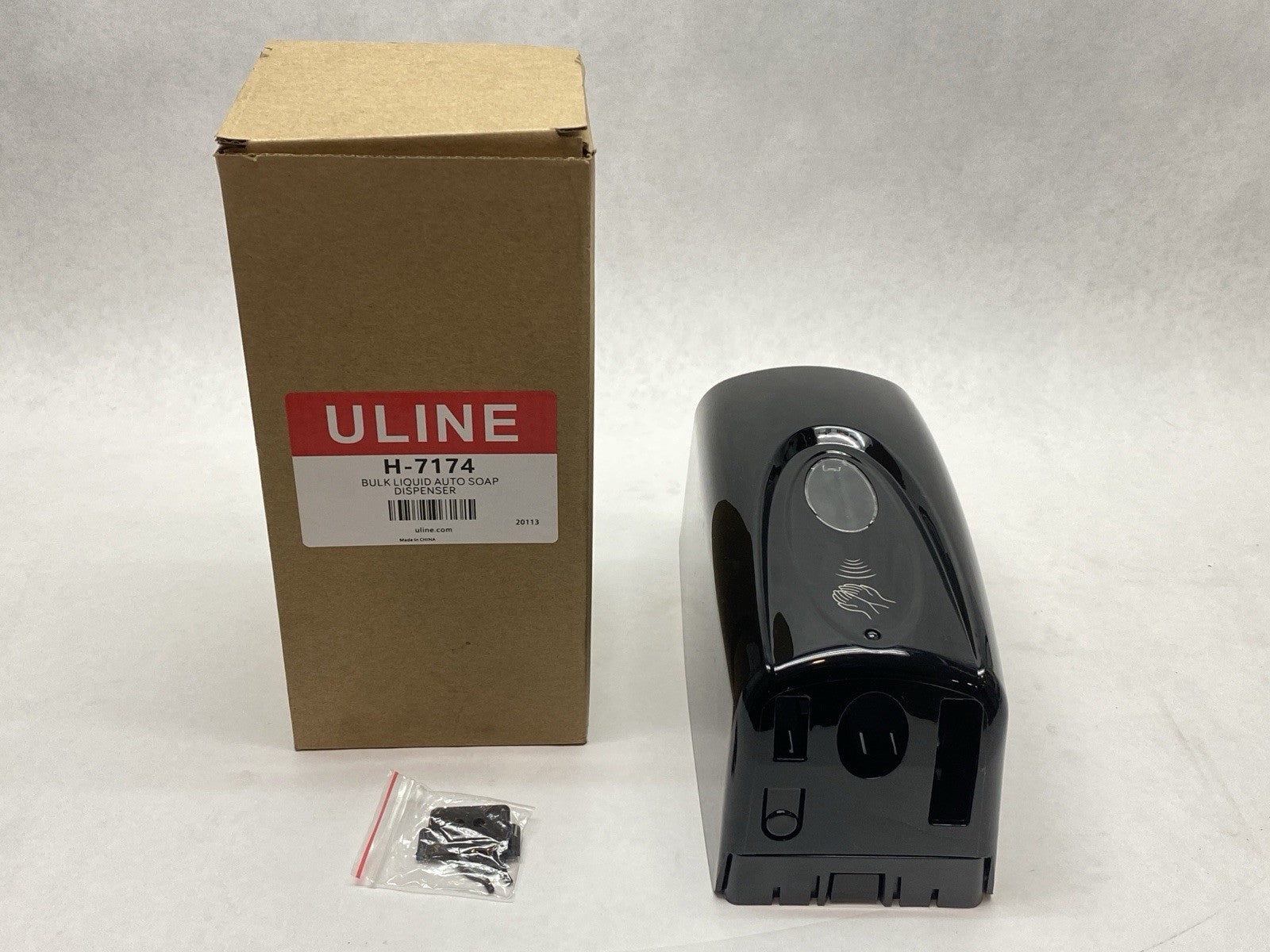Uline H-7174 Bulk Liquid Soap Auto Wall-Mount Dispenser 34 oz - Maverick Industrial Sales