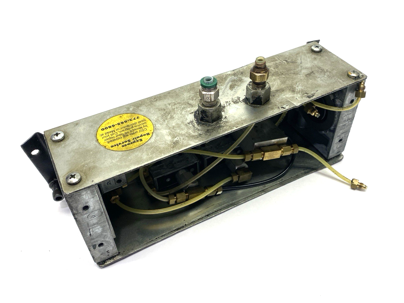 Mead CSV-101 Two Hand Control Pneumatic Valve 1/8" NPTF Ports NO COVER - Maverick Industrial Sales