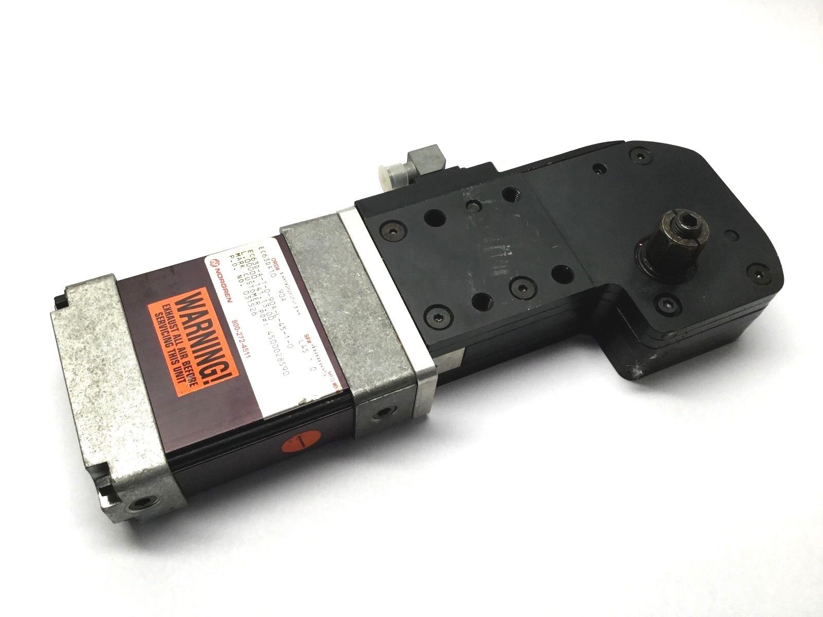 Norgren EC63D-A-0-90A-L-45-1-0 Pneumatic Robotics Power Clamp - Maverick Industrial Sales