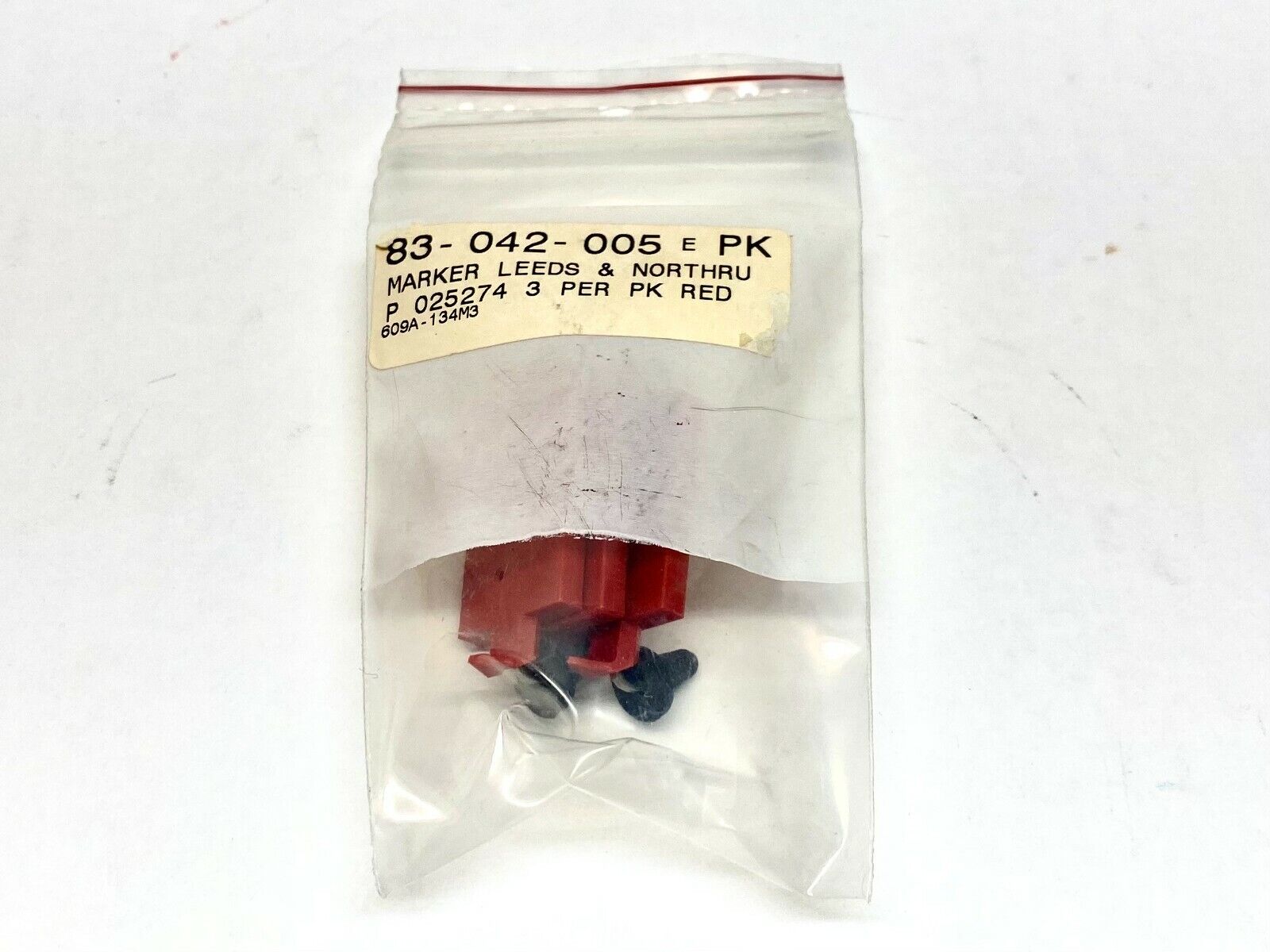 025274 | Leeds & Northrup Disposable Marker Red PKG OF 3 - New - Maverick Industrial Sales