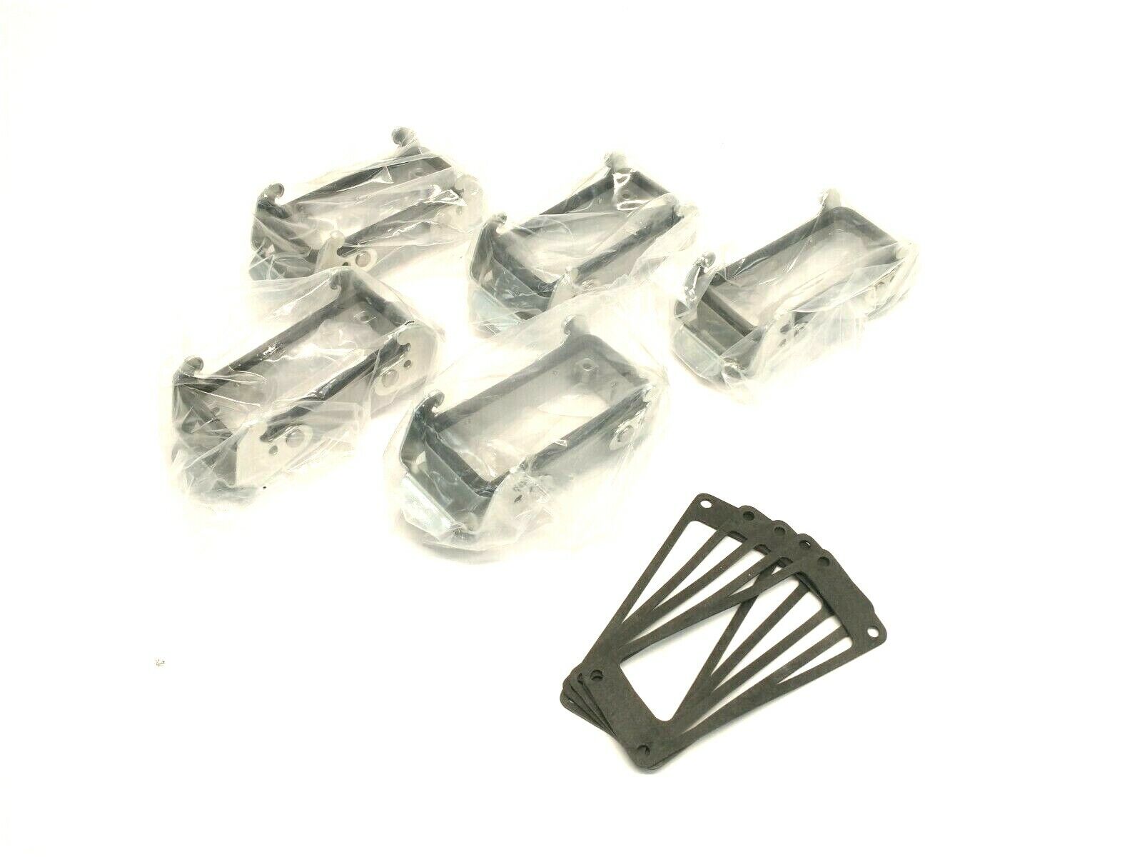 Amphenol C146-10F016-000-1 Heavy Mate Dual Clamp Housing Bulkhead Mount LOT OF 5 - Maverick Industrial Sales