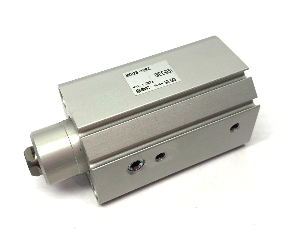 MKB25-10RZ | SMC Pneumatic Rotary Clamping Cylinder, Double Acting, 25mm Bore - Used - Maverick Industrial Sales