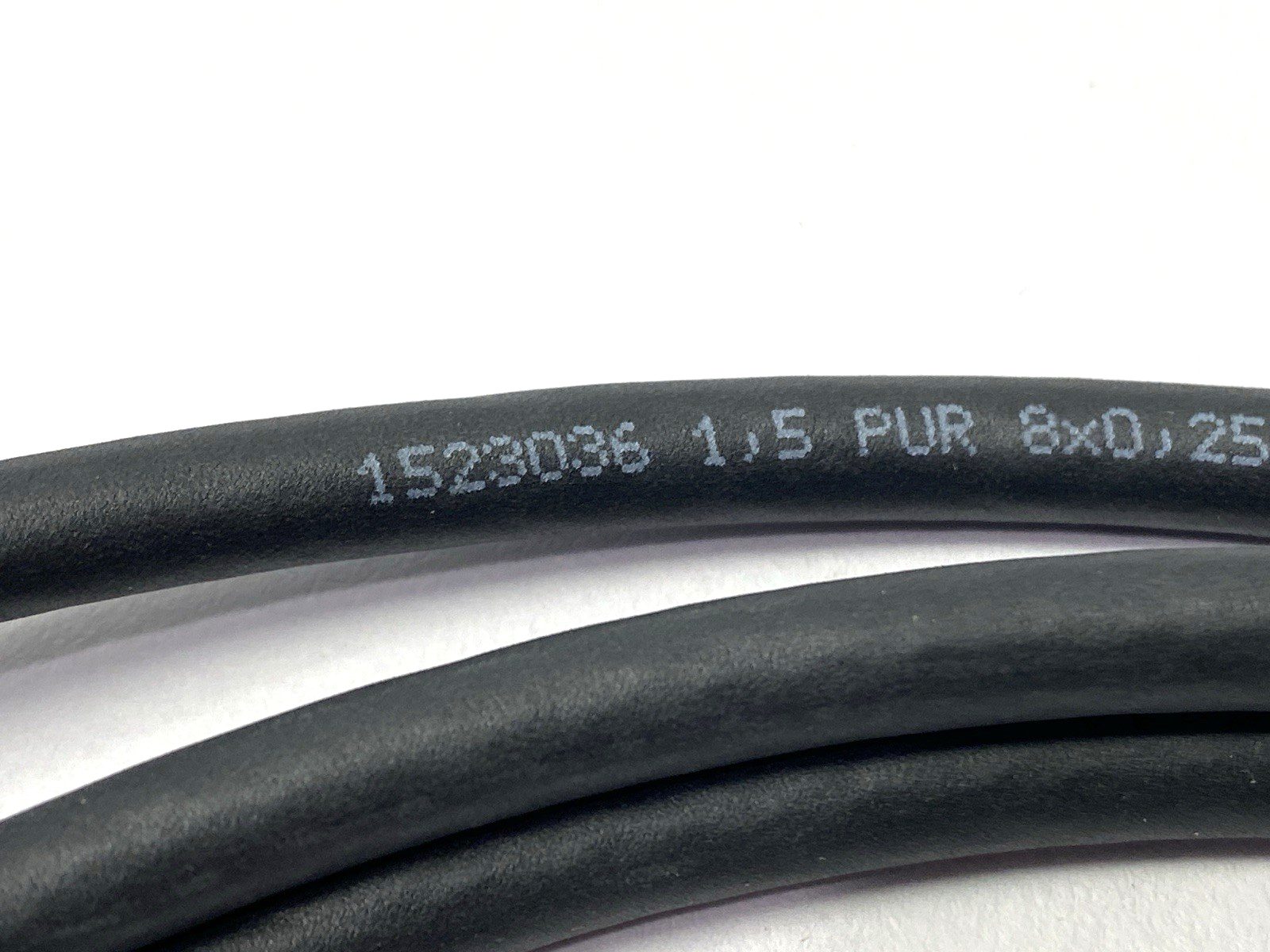 Phoenix Contact SAC-8P-M12MS/ 1,5-PUR/M12FR SH Double Ended Cordset M12 1523036 - New – Open box - Maverick Industrial Sales