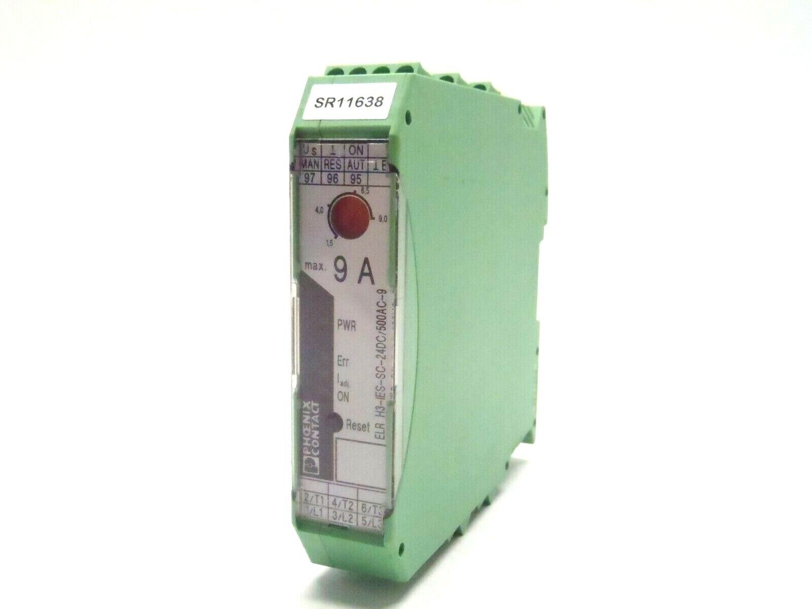 Phoenix Contact 29 005 69 Solid State Contactor ELH H3-IES-SC-24DC/500AC-9 - Maverick Industrial Sales