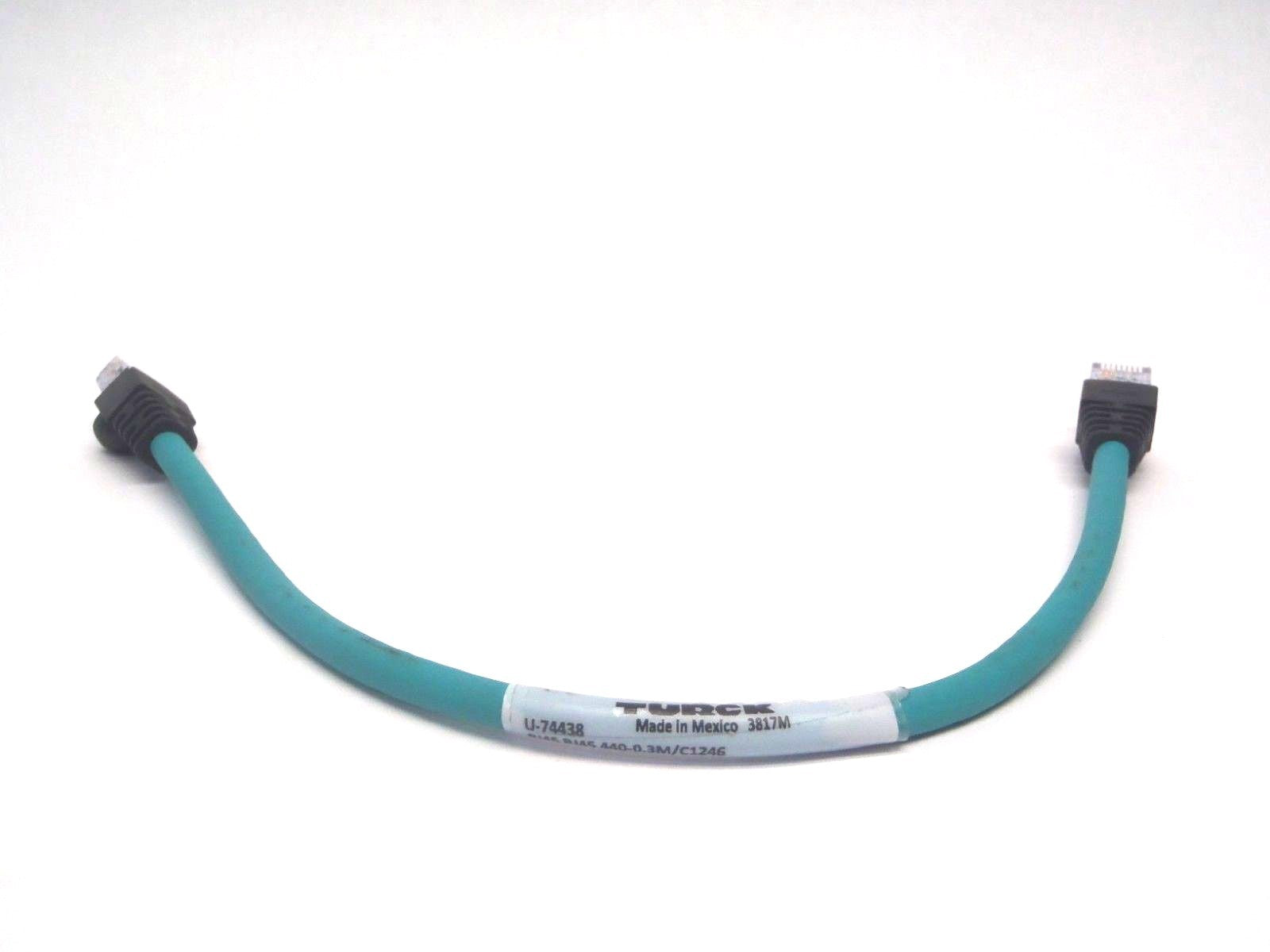 Turck Elektronik U-74438 RJ45 RJ45 440-0.3M/C1246 1' Network Hybrid Cable - Maverick Industrial Sales