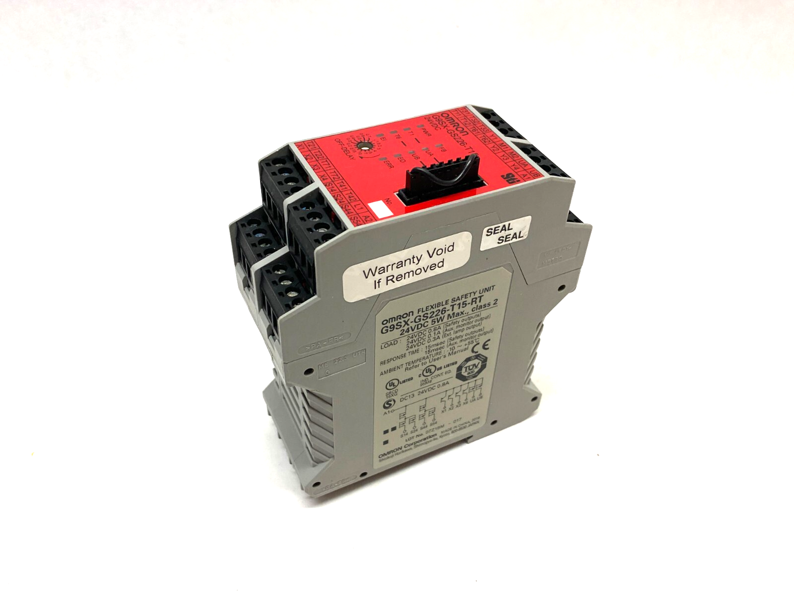 Omron G9SX-GS226-T15-RT Flexible Safety Relay Unit 24VDC, 5W Max - Maverick Industrial Sales
