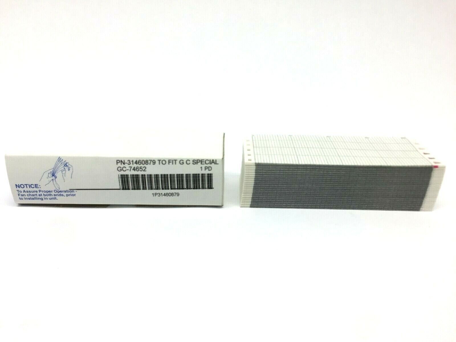 74652 | Graphic Controls Fanfold Chart Paper 0-120 Range 31460879 - New - Maverick Industrial Sales