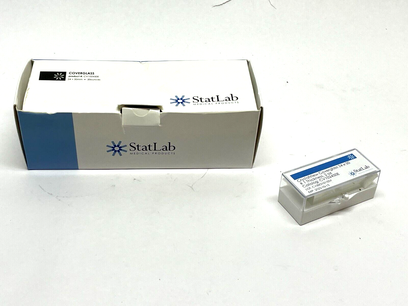 StatLab CV102450E Coverglass 24 x 50mm PKG OF 5 - New – Open box - Maverick Industrial Sales