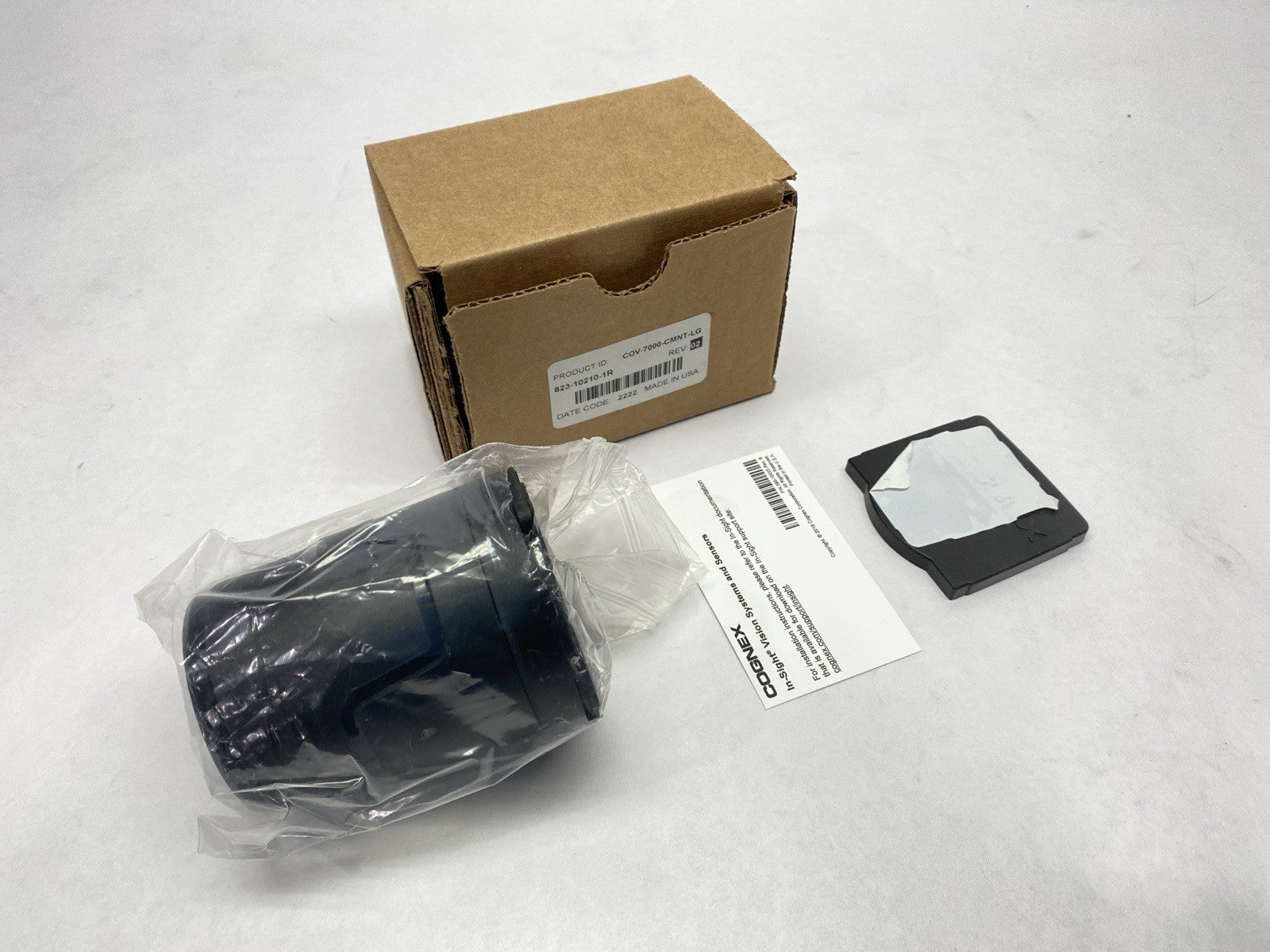 COV-7000-CMNT-LG | Cognex C-Mount Lens And Cover - New – Open Box - Maverick Industrial Sales