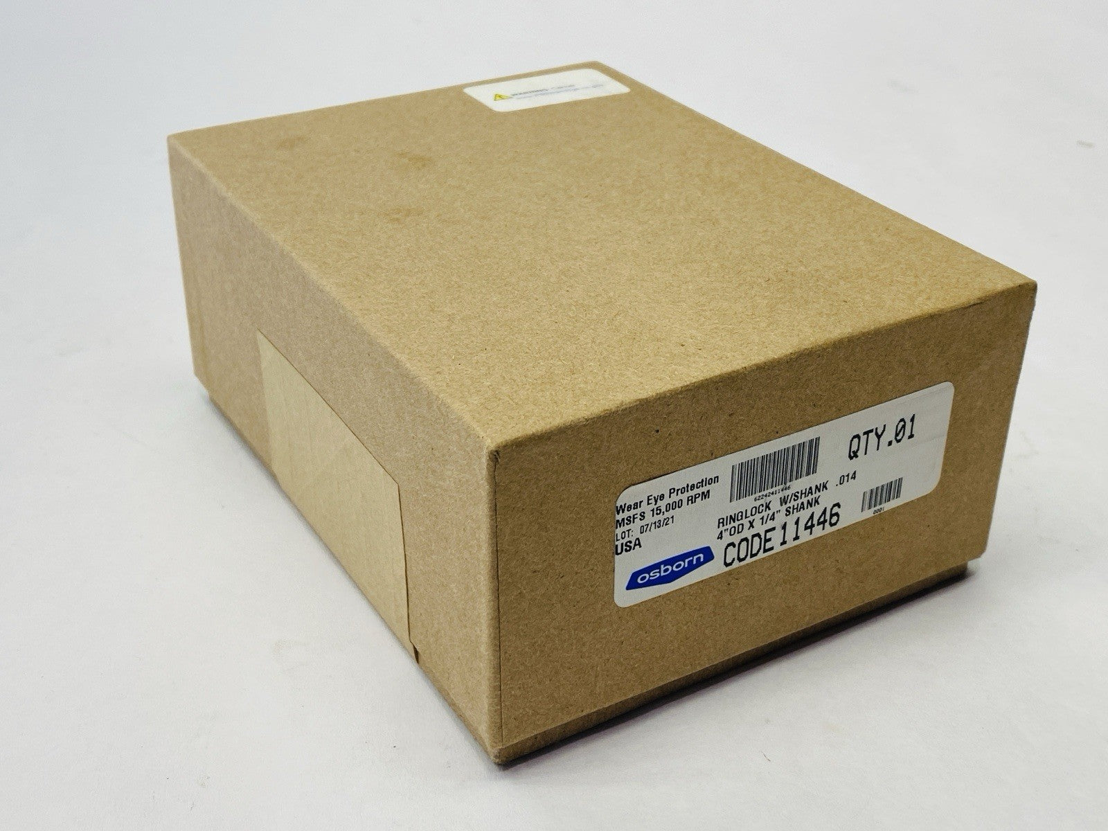 11446 | Osborn Wheel Brush 4" OD x 1/4" Shank - New - Maverick Industrial Sales