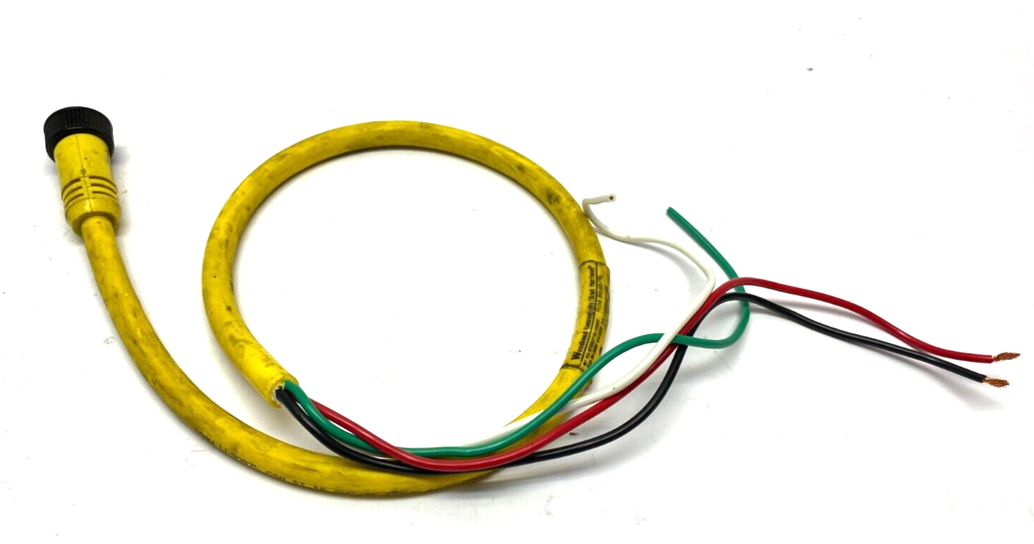 Woodhead Brad Harrison 104000A01F030 Cordset 3' 4-Pin 10A 600V - Used - Maverick Industrial Sales