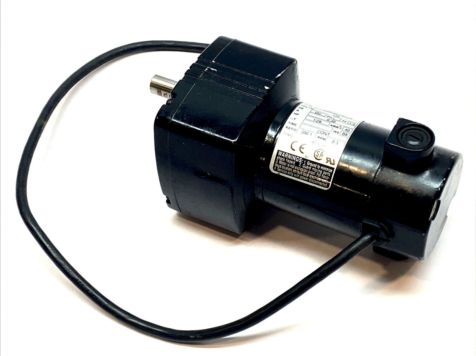 Bodine 24A2BEPM-D5 DC Gearmotor 130V 1/29HP Parallel Shaft - Used - Maverick Industrial Sales