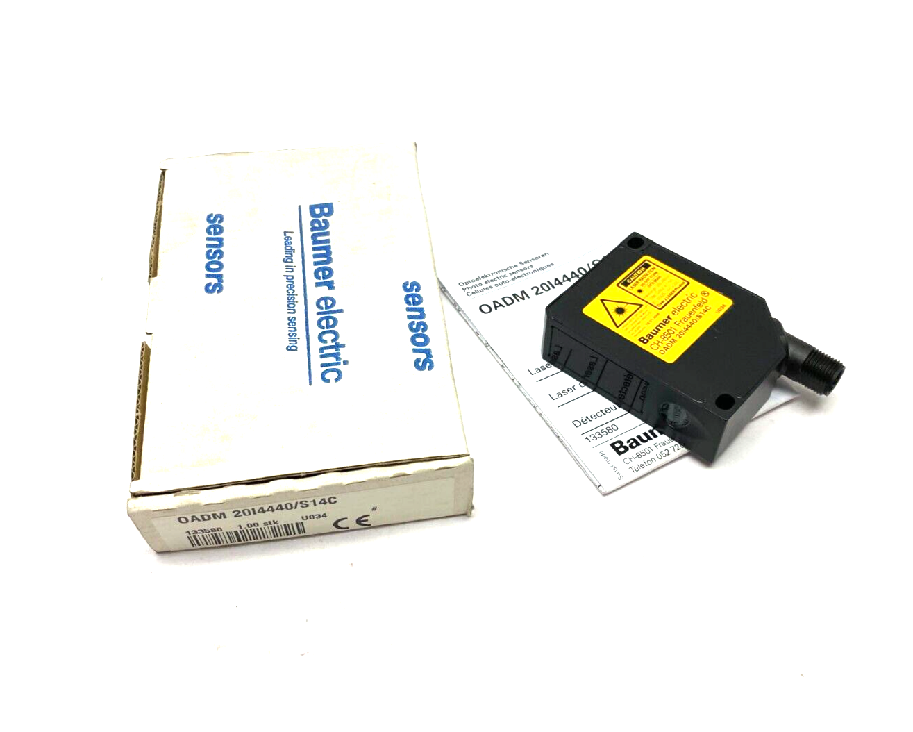 Baumer OADM 20I4440/S14C Teach-In: Button Distance Sensor 30~70mm 11077730 - Maverick Industrial Sales