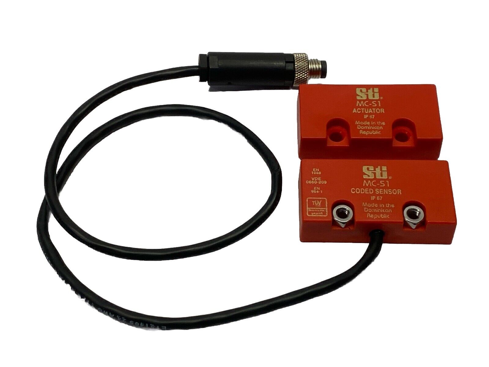 Omron MC-S1 STI Control Safety Interlock 24V - Used - Maverick Industrial Sales