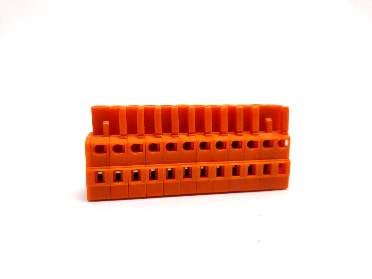 231-312/107-000 | Wago 1-Conductor Female Connector Cage clamp 2.5mm 12-Pole - Used - Maverick Industrial Sales