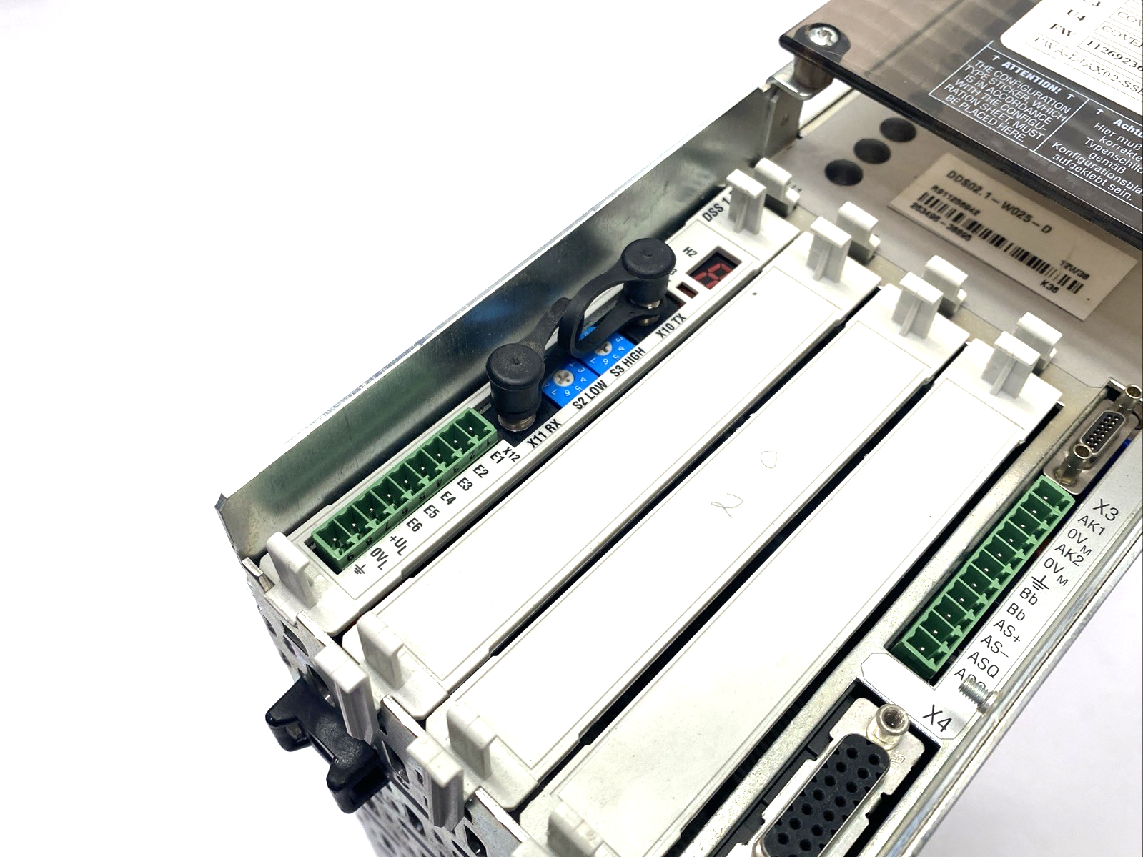 Indramat DDS02.1-W025-RS01-00-FW, DDS02.1-W025-D, FWA-DIAX02-SSE-02VRS-MS - Used - Maverick Industrial Sales