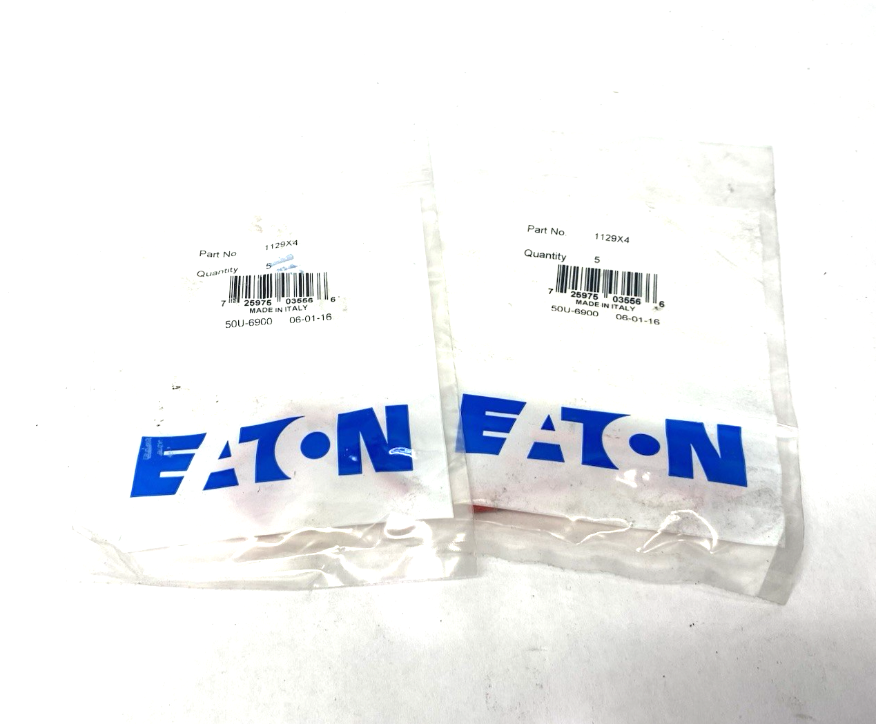 Eaton Danfoss 1129X4 Push-to-Connect Plug 1/4" Tube O.D. LOT OF 2, 5-PACKS - Maverick Industrial Sales
