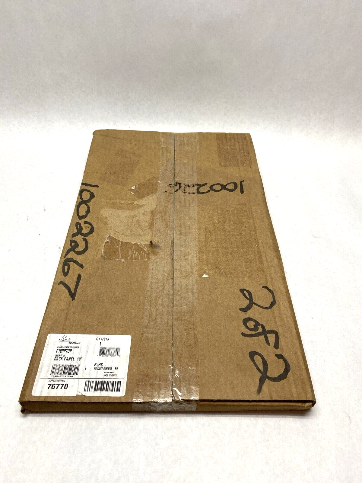 Hoffman P19RP7UP 19" Rack Panel 783510767709 - New – Open box - Maverick Industrial Sales