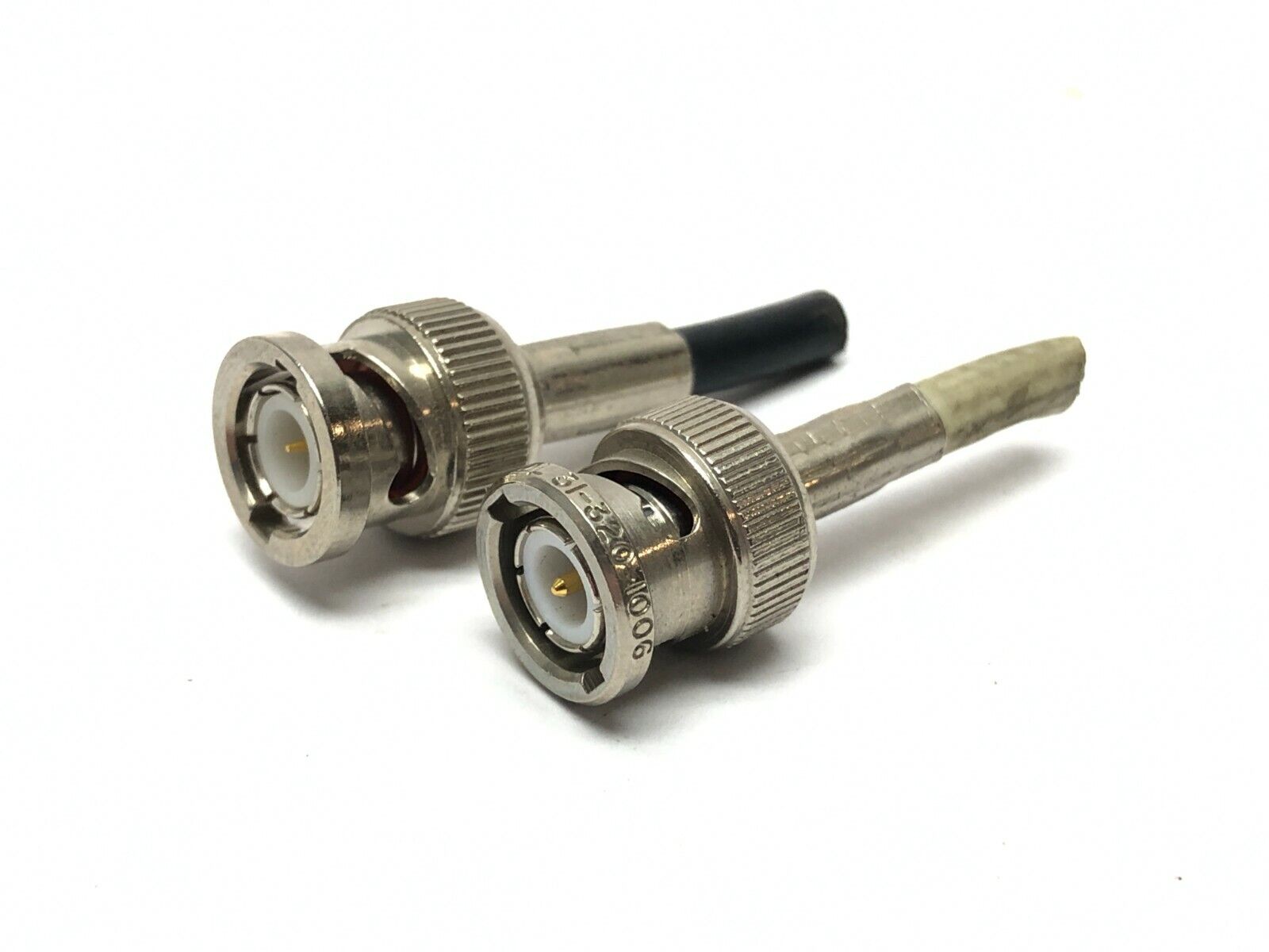 Amphenol 31-320-1006 BNC Straight Crimp Plug LOT OF 2 - Used - Maverick Industrial Sales