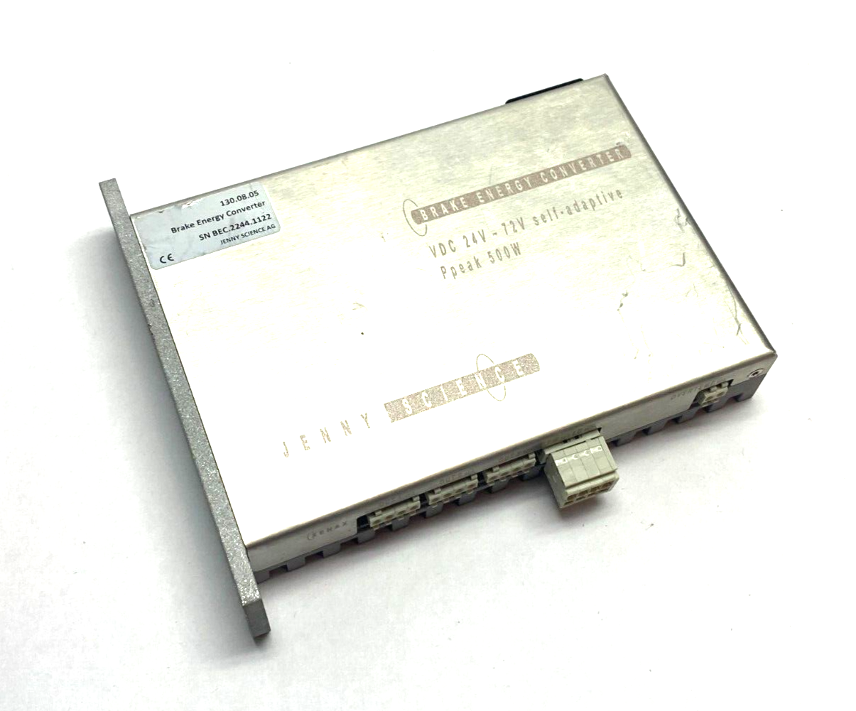 130.08.05 | Jenny Science Brake Energy Converter Self-Adaptive Ppeak 500W - Used - Maverick Industrial Sales