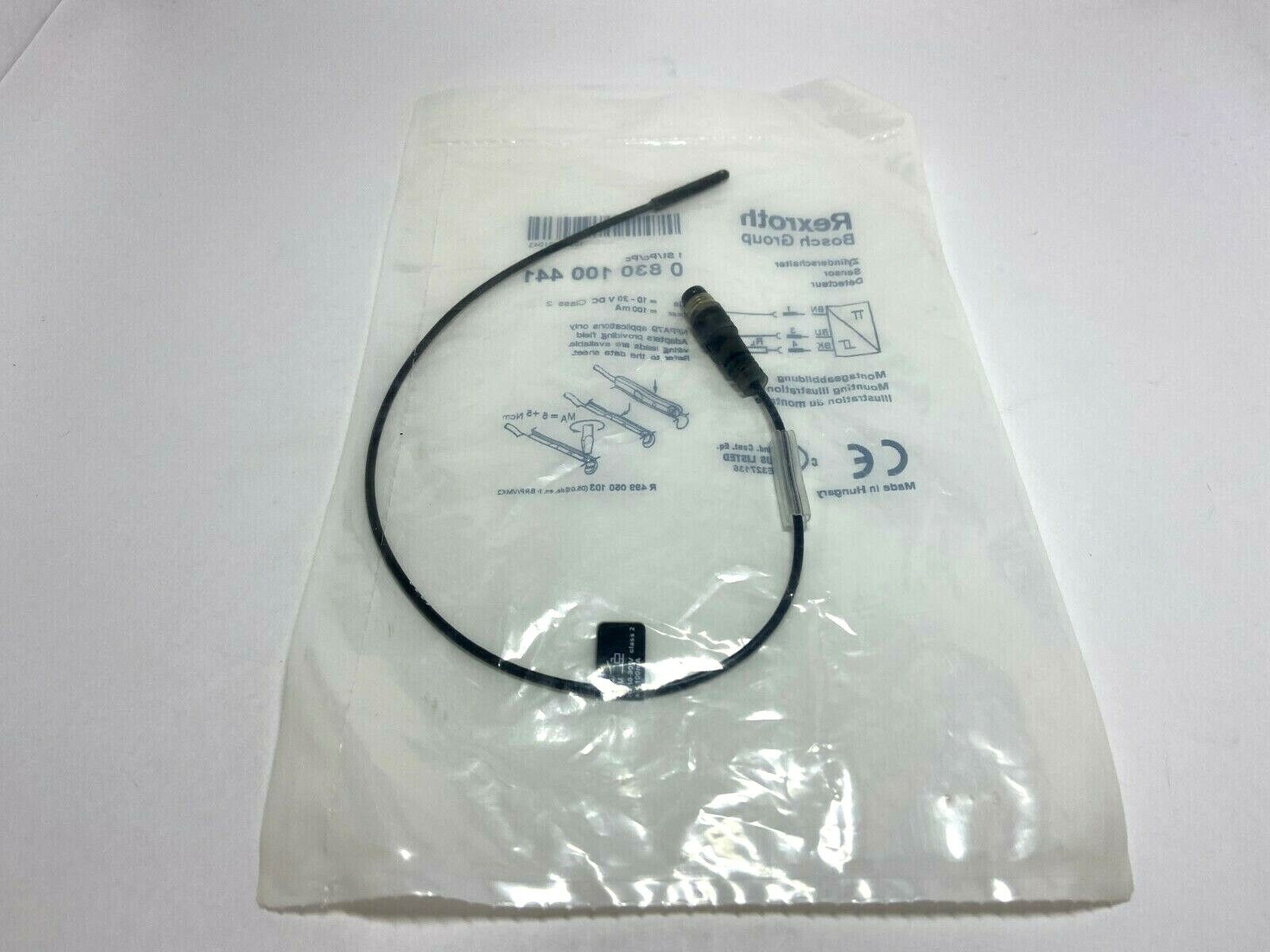 Bosch Rexroth 0 830 100 441 Proximity Cylinder Sensor 10-30VDC - New - Maverick Industrial Sales