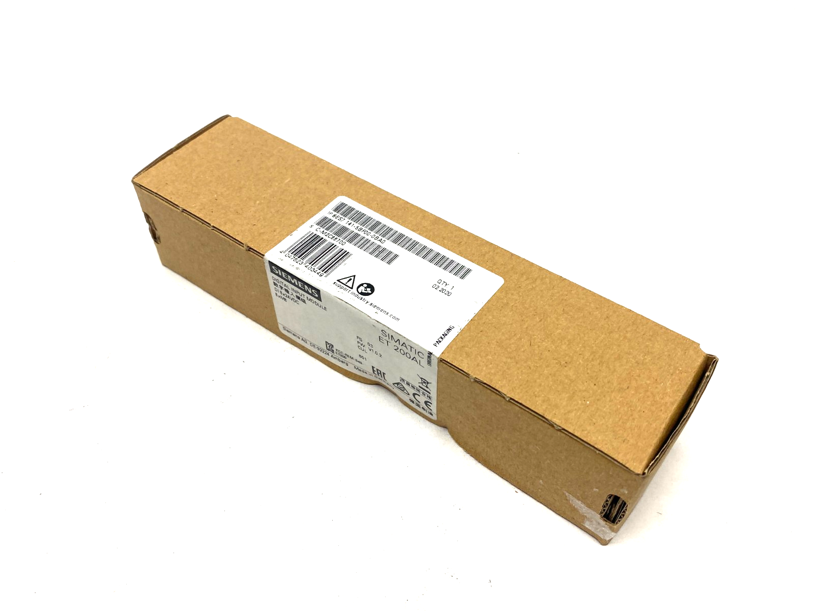 Siemens 6ES7 141-5BF00-0BA0 SIMATIC ET 200AL Digital Input Module DI 8x 24VDC - Maverick Industrial Sales