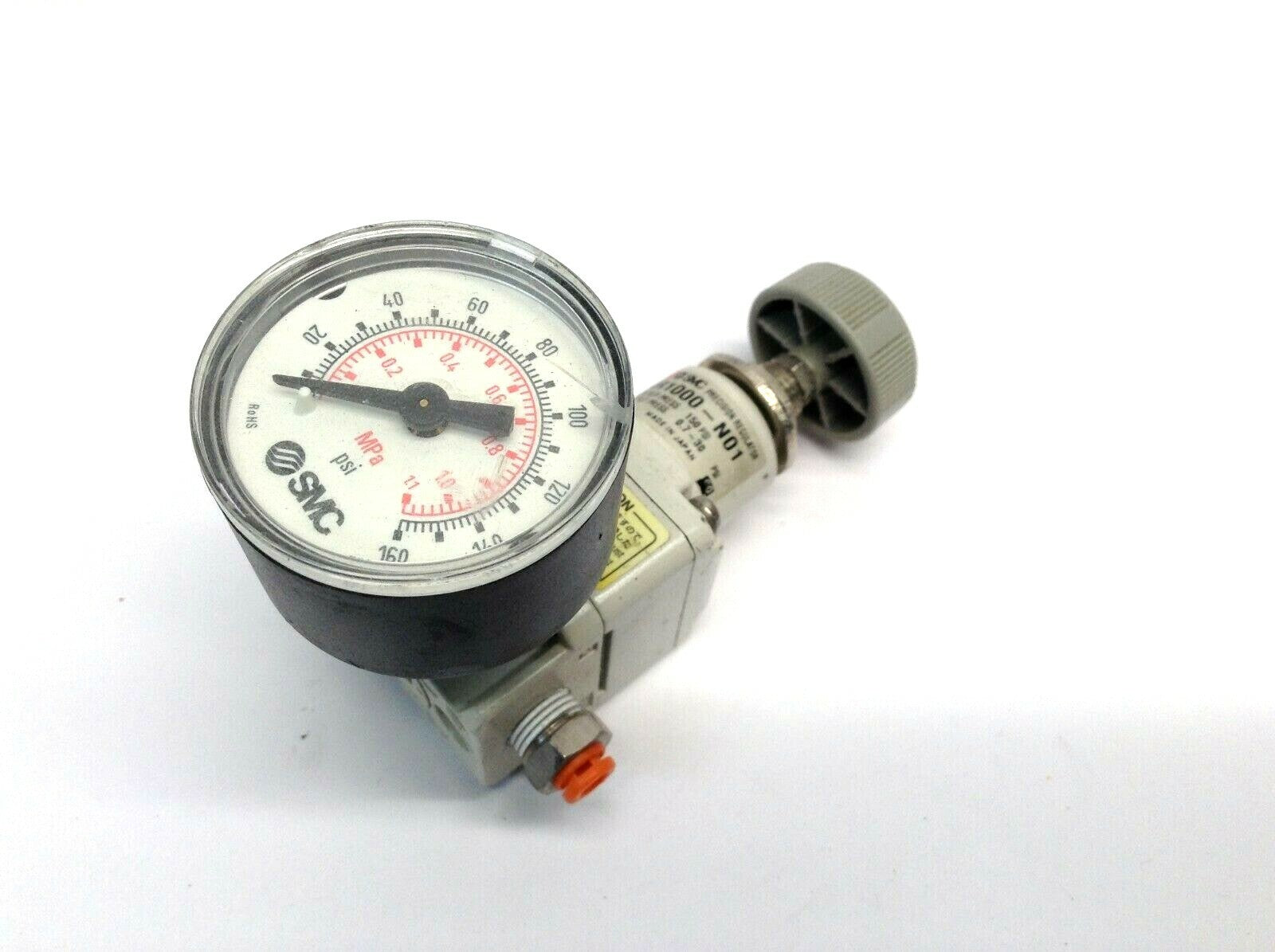 SMC IR1000-N01 Precision Modular Regulator w/ Gauge - Used - Maverick Industrial Sales