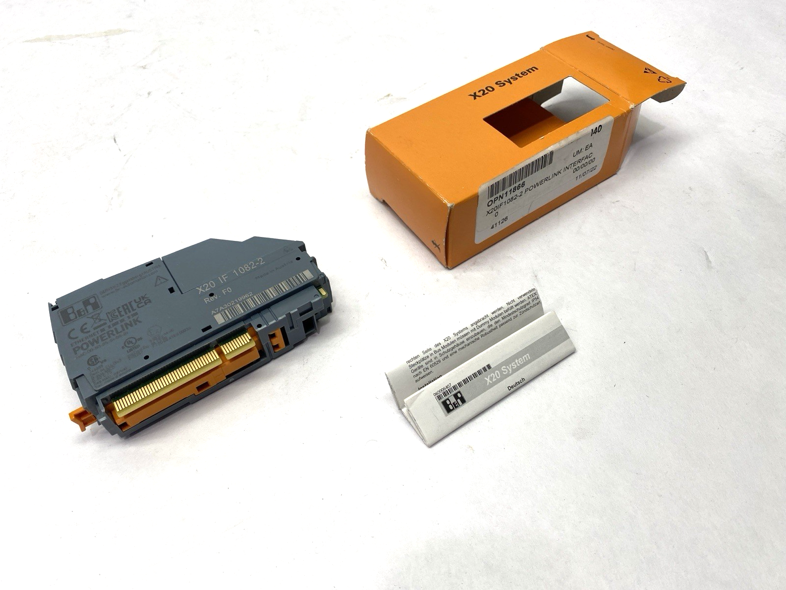 X20IF1082-2 | B&R Automation Rev. F0 Powerlink Interface Module - New – Open box - Maverick Industrial Sales