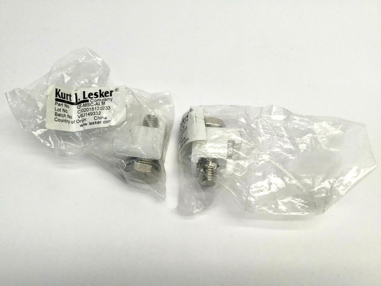 Kurt J. Lesker QF-MSC-ALM Single Clamps LOT OF 2 - Maverick Industrial Sales