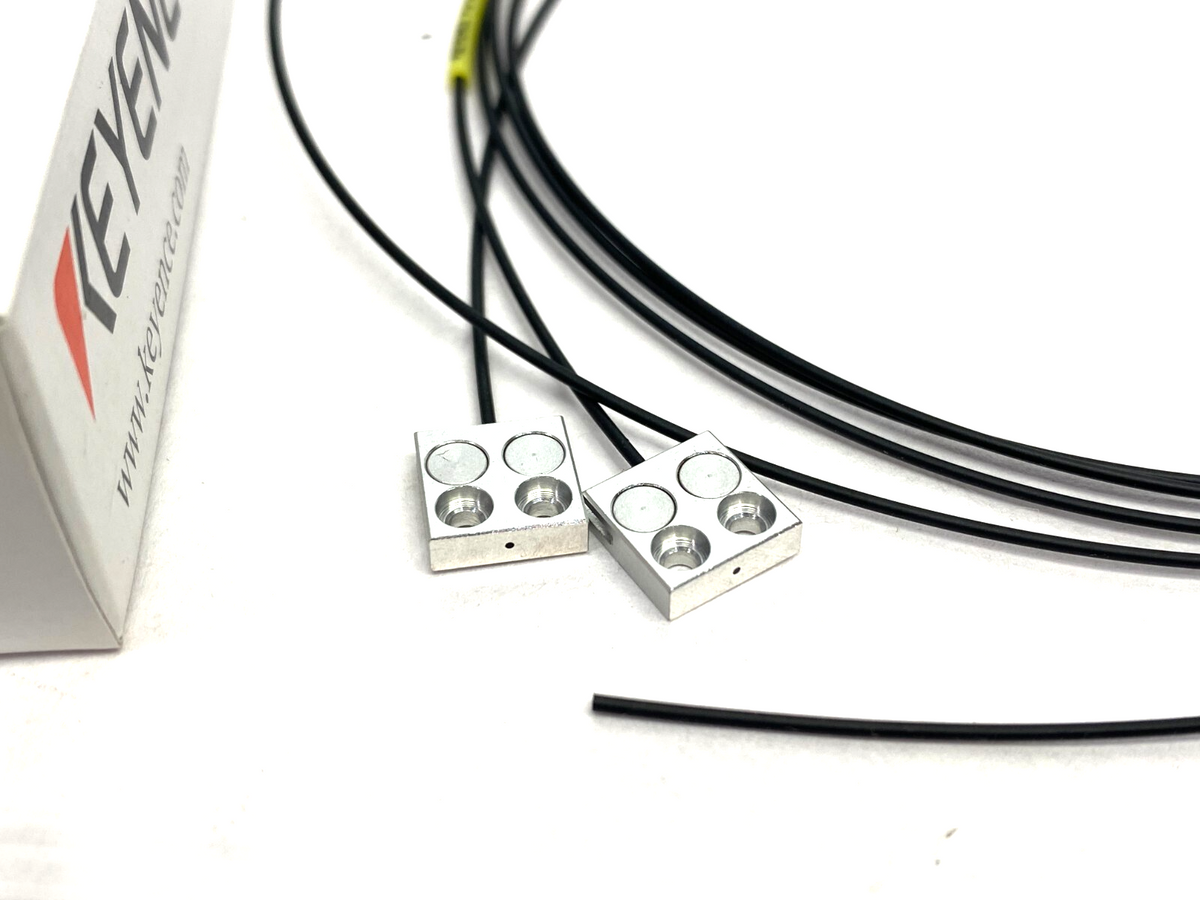 FU-51TZ | Keyence Transmissive Fiber Optic Unit Thru-Beam Type- New – Open box - Maverick Industrial Sales