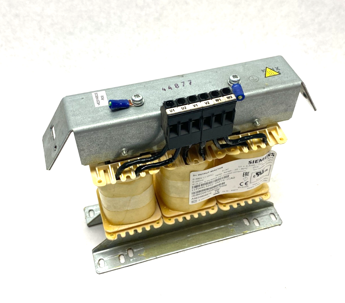 Siemens 6SL3202-0AE16-1CA0 SINAMICS 3~ Output Reactor - Maverick Industrial Sales