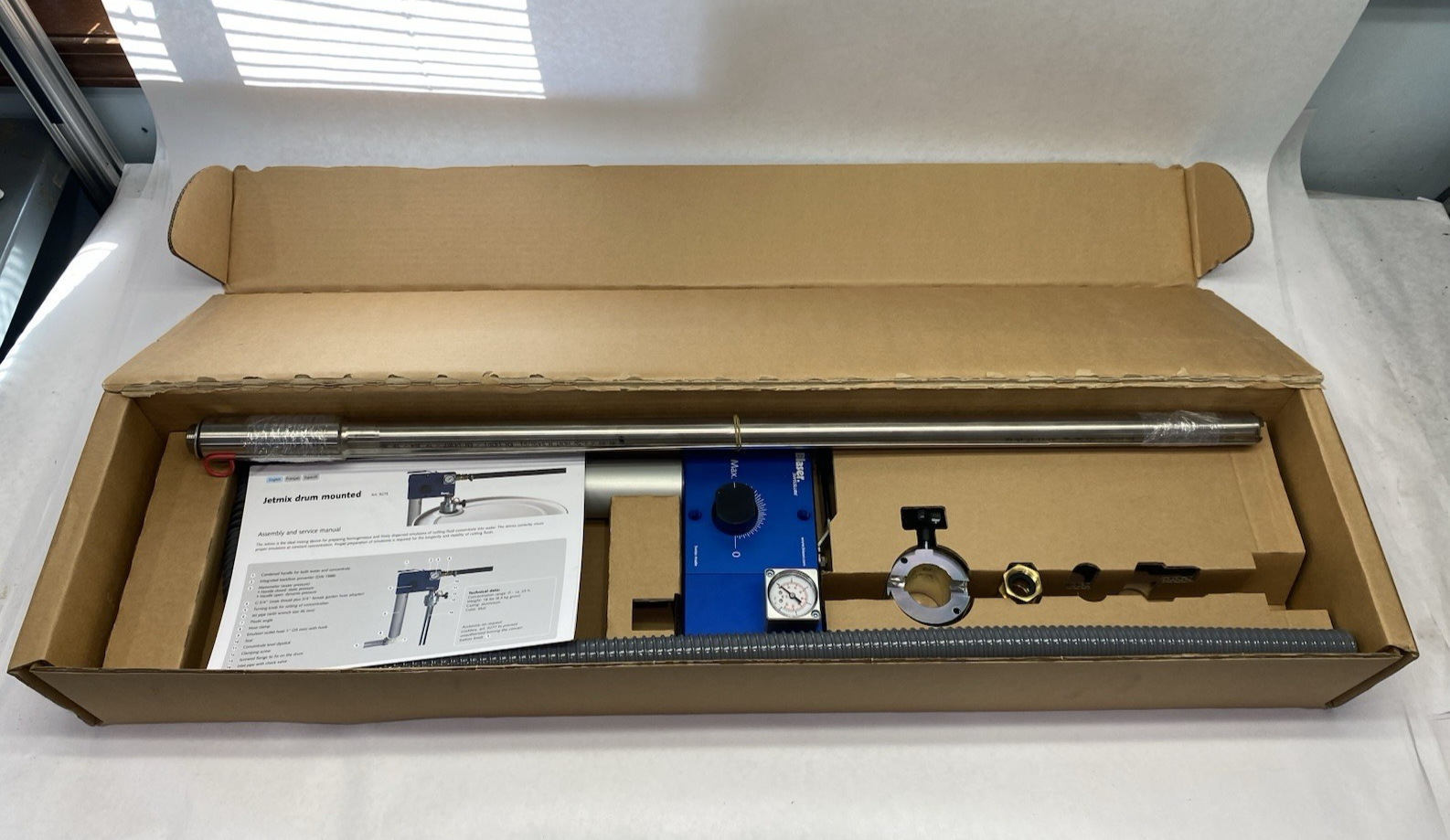 Blaser Swisslube 9275 liquidtool Jetmix Mixing Device Kit, Drum Mounted - Maverick Industrial Sales