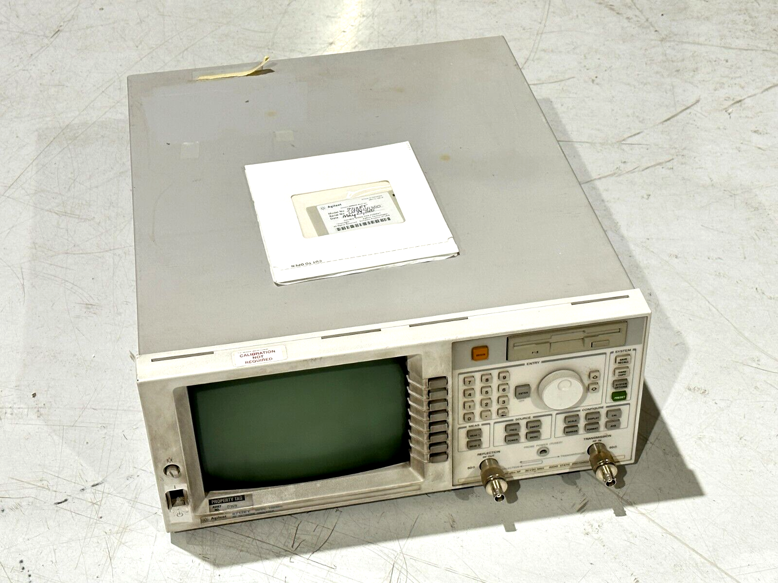 Agilent 8712ET RF Network Analyzer 300kHz - 1300MHz w/ EEPROM, ERROR/BAD SWITCH - Maverick Industrial Sales