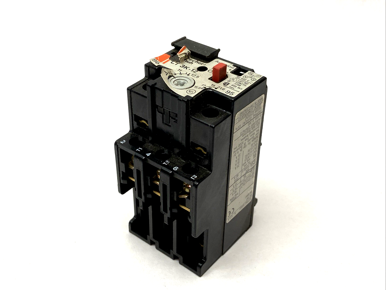 Sprecher+Schuh CT 3K-12.5 Overload Relay 9-12.5A - Maverick Industrial Sales