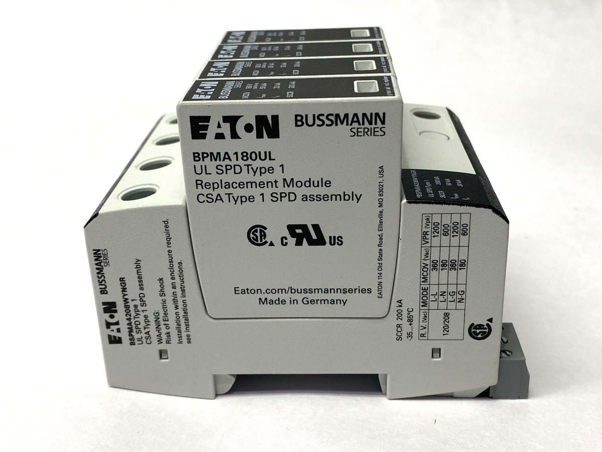 BSPMA4208WYNGR | Eaton Industrial Surge Protector 275V - New Other - Maverick Industrial Sales